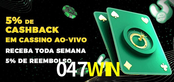 Promoções do cassino ao Vivo 047WIN
